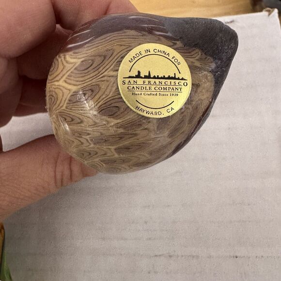 San Francisco Candle Company Handmade Mini Quail Birds Candles Set Of 6 New RARE - Picture 10 of 10